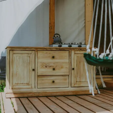 Szczere Pole Luxury tent Karpacz
